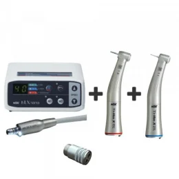 MicroMotor Eltrico NLX Nano  + C/A Titnio Mult 1:5 ptico NSK + C/A Titnio 1:1 ptico + Adaptador T912 NSK